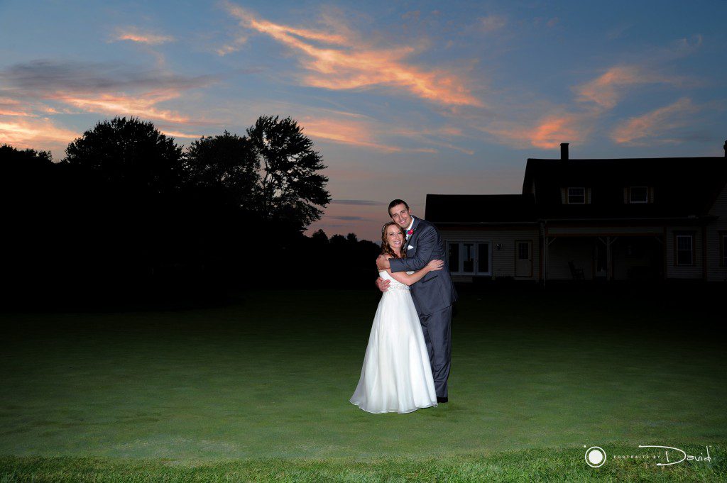 Ranch golf club wedding photo